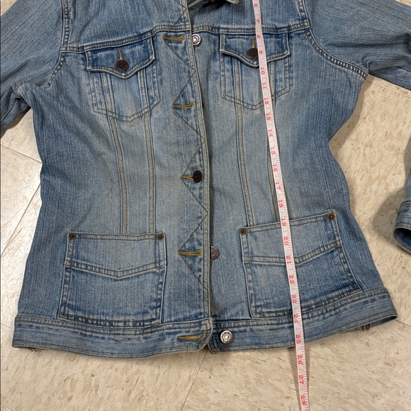 Eddie Bauer Blue Jean Jacket/Blazer - L - Picture 5 of 7